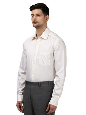 yellow solid formal shirt - 17670509 - Standard Image - 2