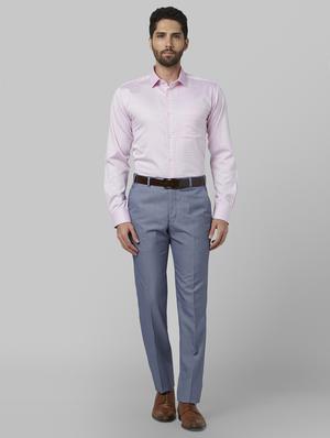 pink self design formal shirt - 17670523 - Standard Image - 4