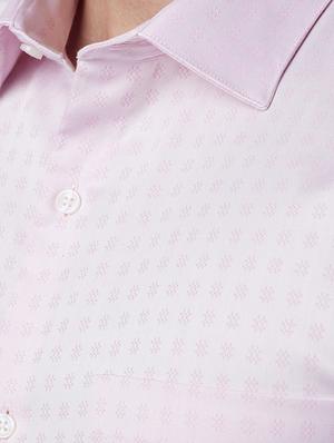 pink self design formal shirt - 17670523 - Standard Image - 5
