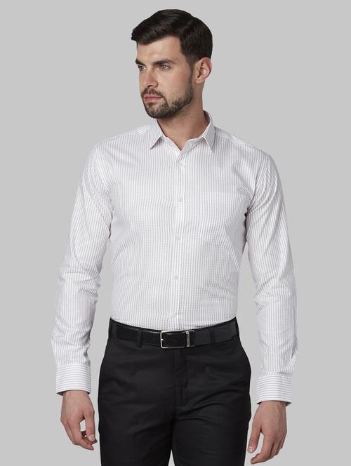 white striped formal shirt - 17670540 - Standard Image - 1