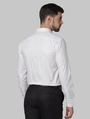 white striped formal shirt - 17670540 - Standard Image - 3