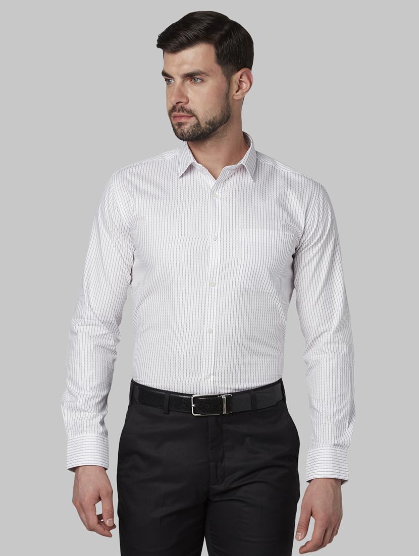 white striped formal shirt - 17670540 - Zoom Image - 1