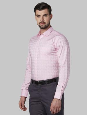 pink self design formal shirt - 17670541 - Standard Image - 2