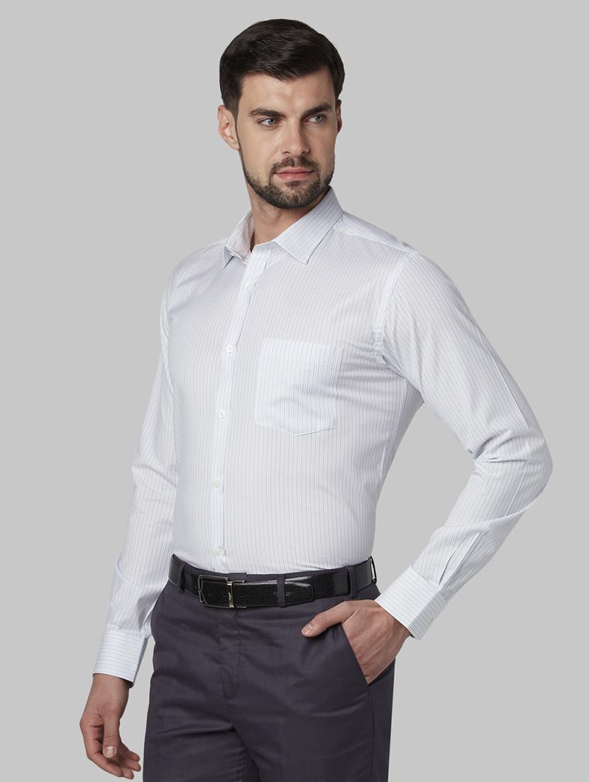 blue striped formal shirt - 17670545 - Zoom Image - 2