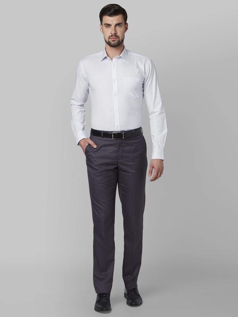 blue striped formal shirt - 17670545 - Zoom Image - 4