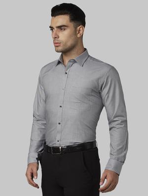 black self design formal shirt - 17670548 - Standard Image - 2