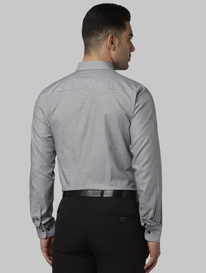 black self design formal shirt - 17670548 - Standard Image - 3