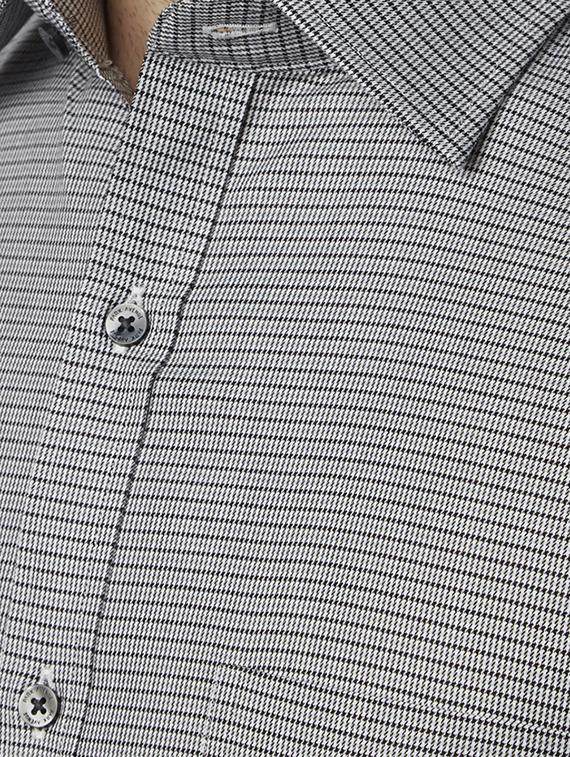 black self design formal shirt - 17670548 - Zoom Image - 5