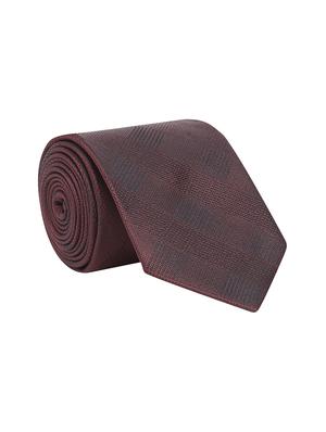red silk blend tie - 17671382 - Standard Image - 2