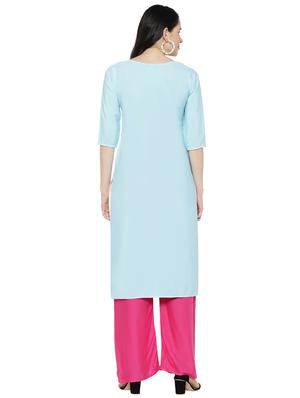 multi colored crepe combos kurta - 17671544 - Standard Image - 7