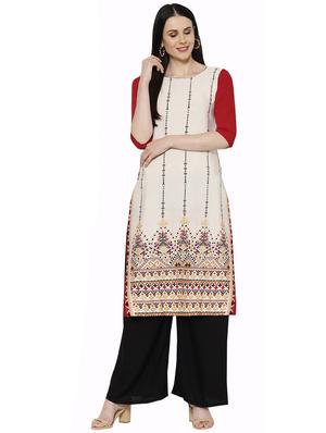 multi colored crepe combos kurta - 17671545 - Standard Image - 5