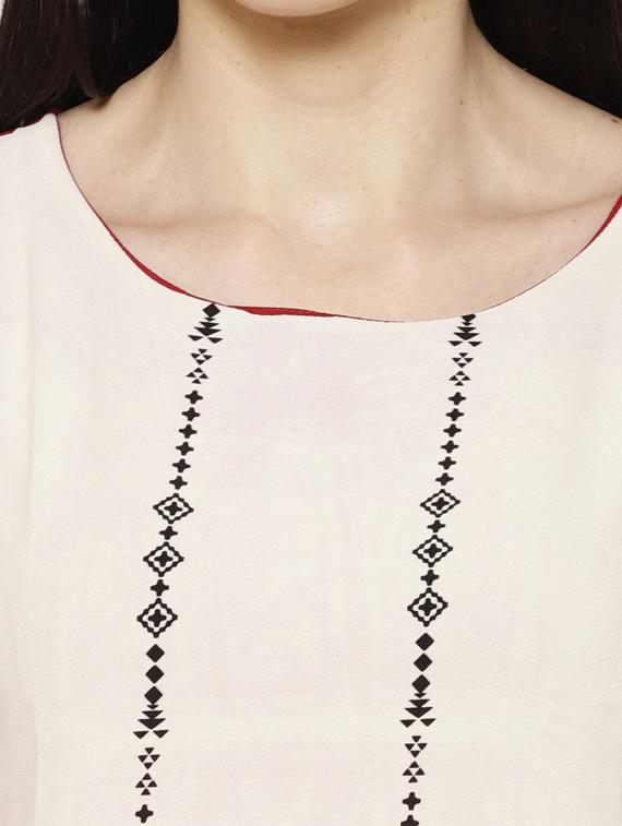 multi colored crepe combos kurta - 17671545 - Zoom Image - 8