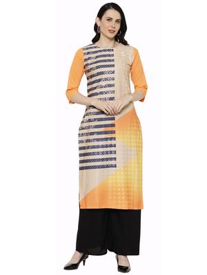 multi colored crepe combos kurta - 17671556 - Standard Image - 2