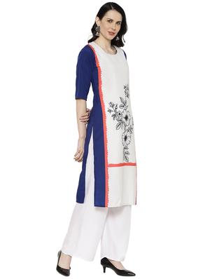 multi colored crepe combos kurta - 17671562 - Standard Image - 3