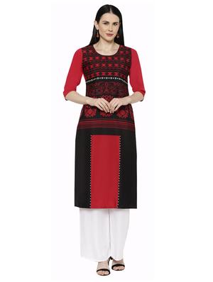 multi colored crepe combos kurta - 17671562 - Standard Image - 5