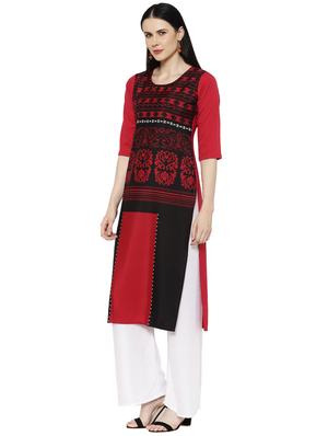 multi colored crepe combos kurta - 17671562 - Standard Image - 6