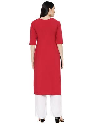 multi colored crepe combos kurta - 17671562 - Standard Image - 7