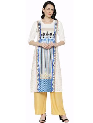 multi colored crepe combos kurta - 17671564 - Standard Image - 5