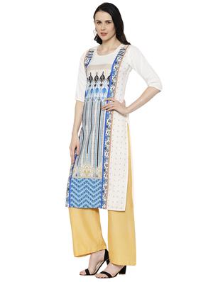 multi colored crepe combos kurta - 17671564 - Standard Image - 6