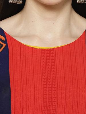 multi colored crepe combos kurta - 17671587 - Standard Image - 8
