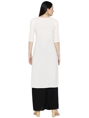 multi colored crepe combos kurta - 17671594 - Standard Image - 4