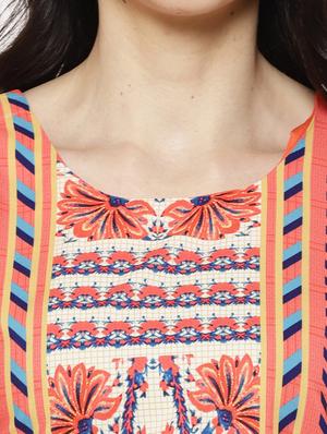 multi colored crepe combos kurta - 17671594 - Standard Image - 8