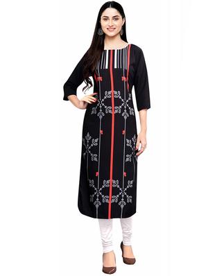 multi colored crepe combos kurta - 17671599 - Standard Image - 5