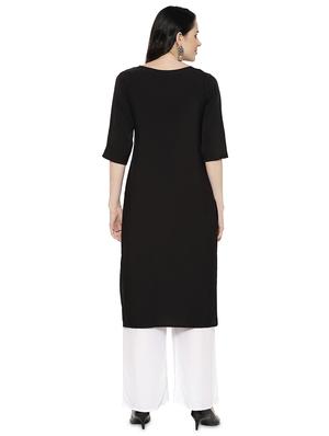 multi colored crepe combos kurta - 17671619 - Standard Image - 4