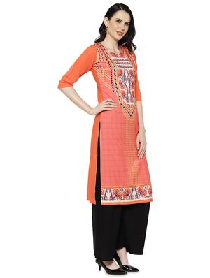 multi colored crepe combos kurta - 17671619 - Standard Image - 6