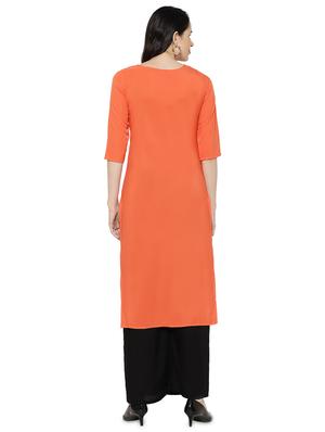multi colored crepe combos kurta - 17671619 - Standard Image - 7
