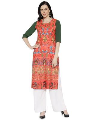 multi colored crepe combos kurta - 17671627 - Standard Image - 5