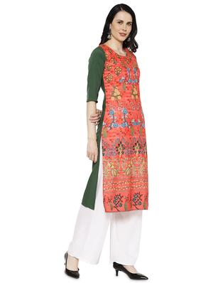 multi colored crepe combos kurta - 17671627 - Standard Image - 6
