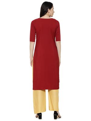 multi colored crepe combos kurta - 17671639 - Standard Image - 7