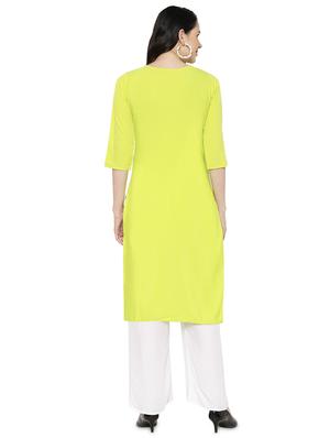 multi colored crepe combos kurta - 17671642 - Standard Image - 4