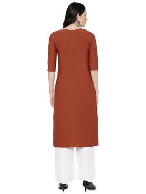 multi colored crepe combos kurta - 17671642 - Standard Image - 7