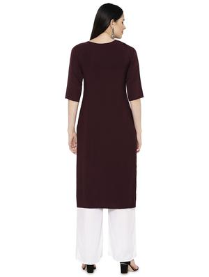 multi colored crepe combos kurta - 17671652 - Standard Image - 7