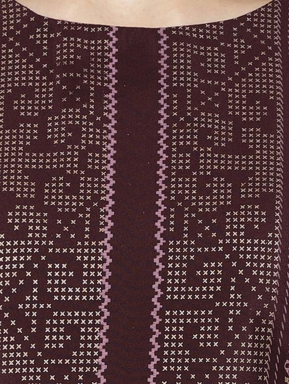 multi colored crepe combos kurta - 17671652 - Zoom Image - 8