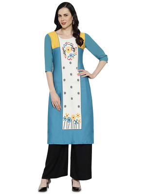 multi colored crepe combos kurta - 17671656 - Standard Image - 5