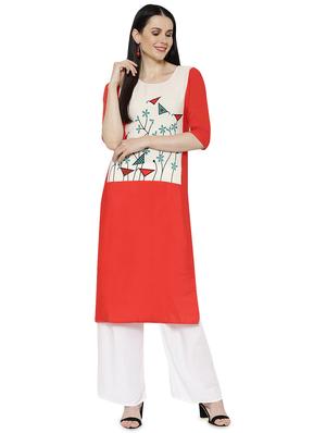 multi colored crepe combos kurta - 17671657 - Standard Image - 5