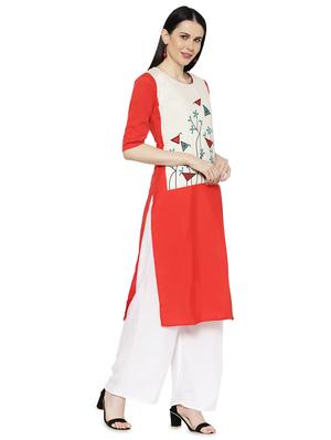 multi colored crepe combos kurta - 17671657 - Standard Image - 6