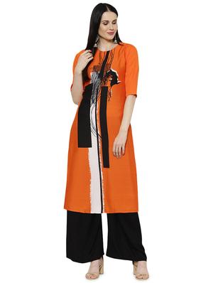 multi colored crepe combos kurta - 17671687 - Standard Image - 2