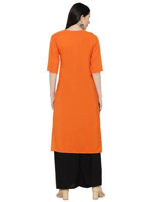 multi colored crepe combos kurta - 17671687 - Standard Image - 4