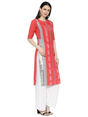 multi colored crepe combos kurta - 17671687 - Standard Image - 6