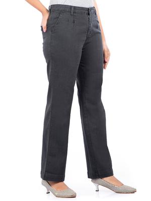 grey cotton blend jeans - 17671911 - Standard Image - 2