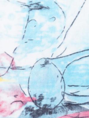 blue cotton scarf - 17672182 - Standard Image - 4