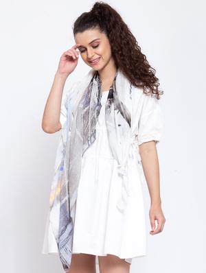 grey rayon scarf - 17672184 - Standard Image - 2