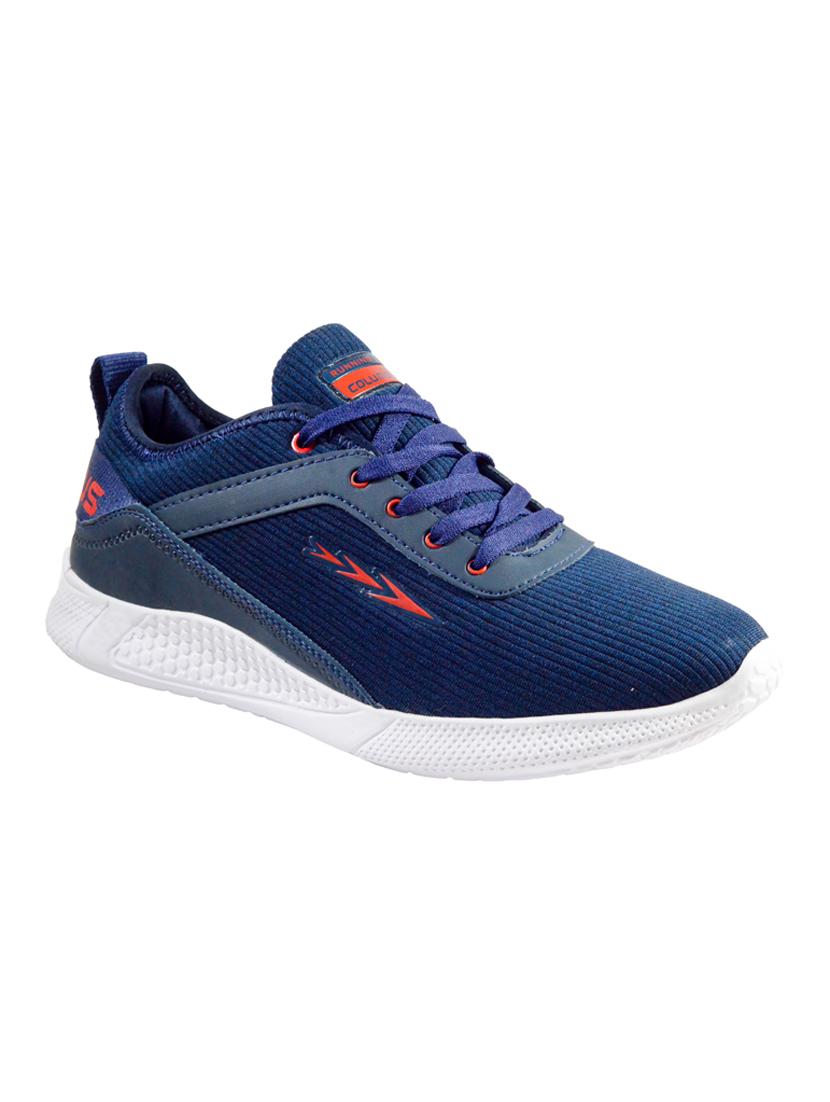 navy lace up sport shoe - 17672241 - Zoom Image - 1