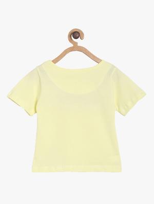 yellow cotton regular tee - 17672309 - Standard Image - 2