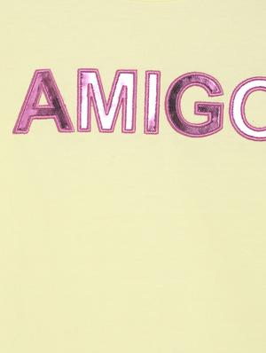 yellow cotton regular tee - 17672309 - Standard Image - 3