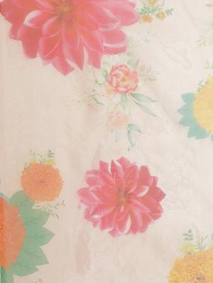 floral printed saree with blouse - 17672346 - Standard Image - 4